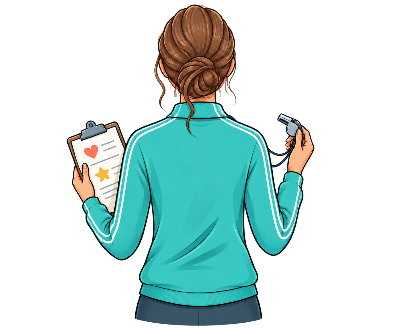 Personaje de MAEFTRA con material docente